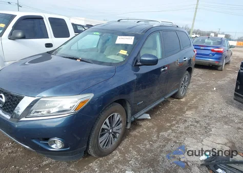 2014 Nissan Pathfinder Hybrid Sv z USA, uszkodzony, nr VIN 5N1CR2MM0EC660889